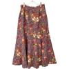 INGEBORG P0206FS06 Purple Floral Skirt Skirt L purpleUsed