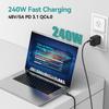 USB4 Cable 40Gbps 240W 8K For Thunderbolt 4 Type C Fast Charging Thunderbolt3 USB 4.0 USB C To C Data Transfer Cable For Laptop