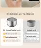 Women's Portable Thermos Mug, Compact 2025 Design, 316 Stainless Steel Lid, Suitable for Drinking Water, Child-Friendly.