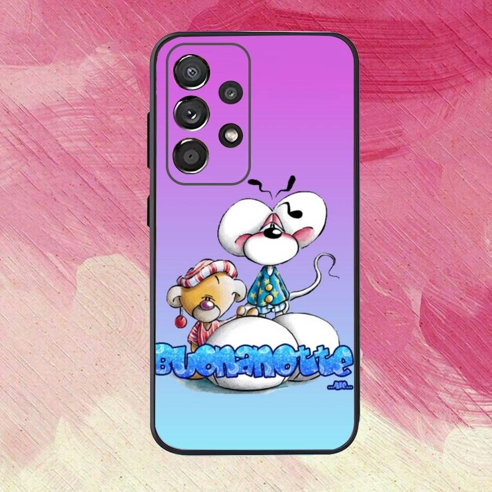 CUTE D-Diddl R-Rat-DR Phone Case For Samsung S25,S24,S21,S22,S23,S30,Ultra,S20,Plus,Fe,Lite,Note,10,Black Cover