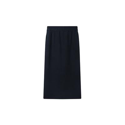 Heritage Korean Style Minimalist Casual Long Skirt Women Skirts Legendary-Blue F11W638324FNV