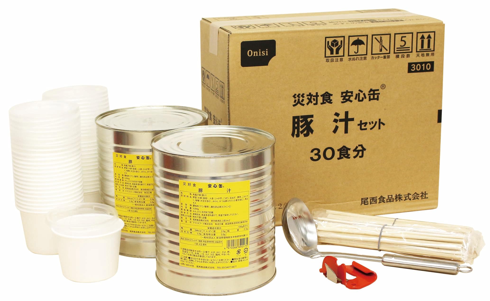 

Onishi Foods Anshin Can Pork Soup Set 30 servings