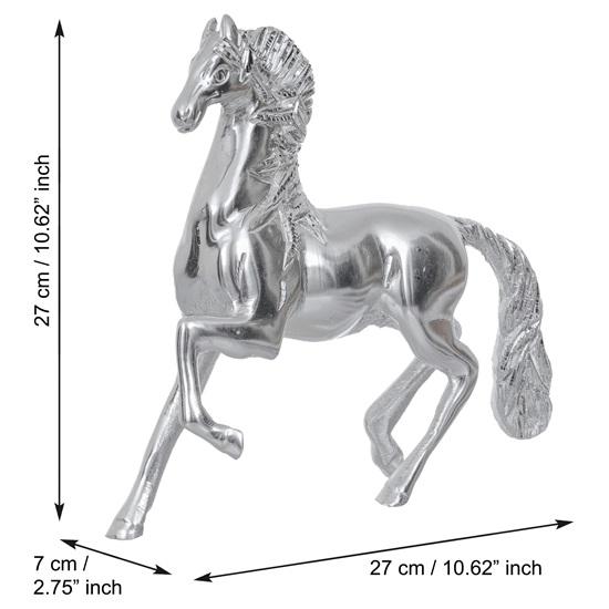 Metal Running Horse Statue Animal Figurine Showpiece for Home and Office Decor Ideal Gift for Animal Lovers, Perfect for Festivals and Celebrations