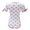 LittleForBig Adult Lolita Romper Cherry Ribbon Bow Lace Cotton Size S [Sparkling Print] Pajamas,