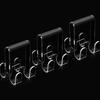 1pcs Acrylic Shower Door Hook Acrylic Shower Towel Hooks Transparent Storage Tool For Washcloth Robe Clothes And Towel