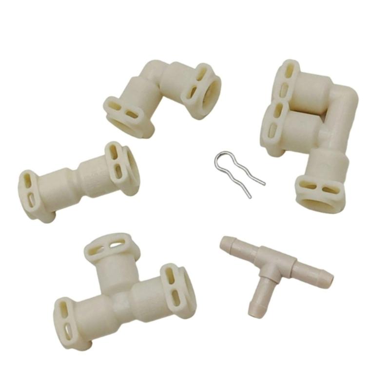 Practical Adapter Clip Plastic Water Tube Connector Adapter for Coffee Machines with Sealed Fit Corrosion Resistant