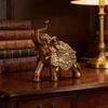 Lucky Elephant Statue Sculptures Decorative Animal Figurines Table Ornament Symbols Wealth Career Home Decorations