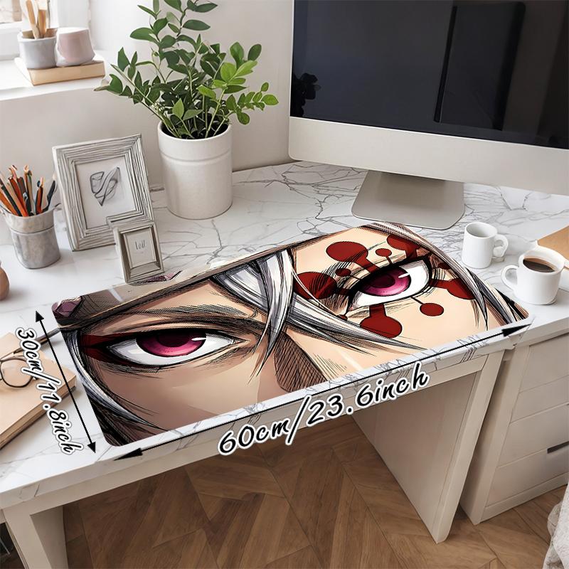 1Pc Eyes Power Blood Gaming Mouse Pad Keyboard Desk Mat Non-slip Rubber Lock Edge Waterproof Computer Mousepad for Office Home Decor S196