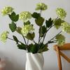 Real Touch Silk Hydrangea Flowers 3 Heads Fake Plants Artificial Hydrangea Flowers  Home Room Decor