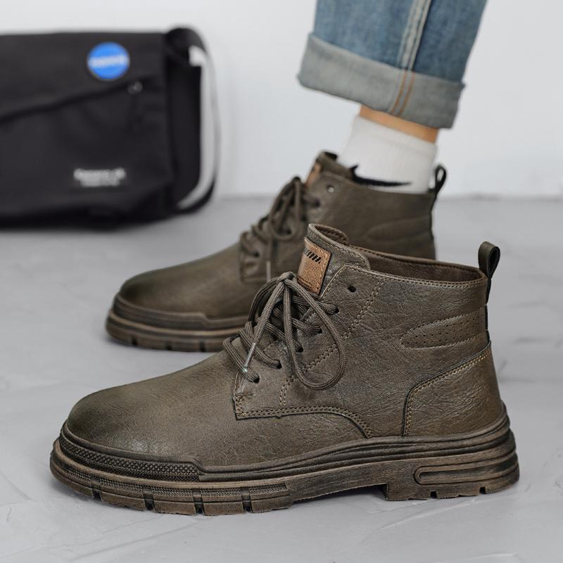 Men's Autumn Boots Brown Boots Classic Shoes Designer Comfortable Ankle Short Boots 2026 New Edition    Loafers Flat Shoes