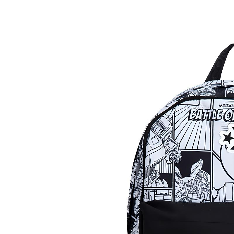 New Converse Transformers Co branded Polyester Backpack Unisex Jet Black CV2443017PS-001