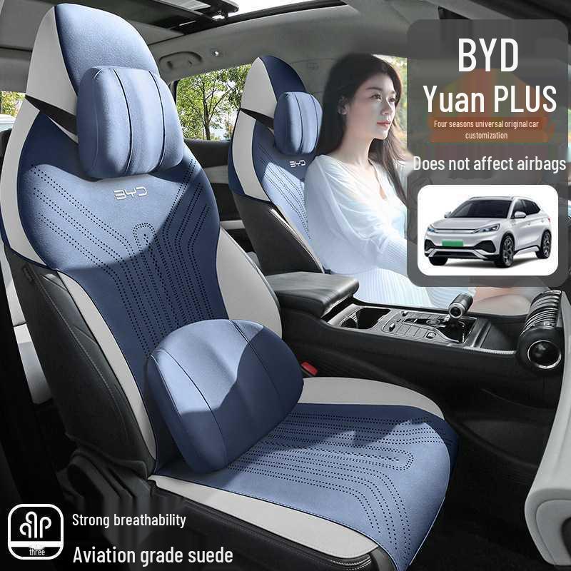 BYD Yuan Plus Champion Sitzkissen: Ganzjahres, Belüftete, Atmungsaktive Autositzbezüge