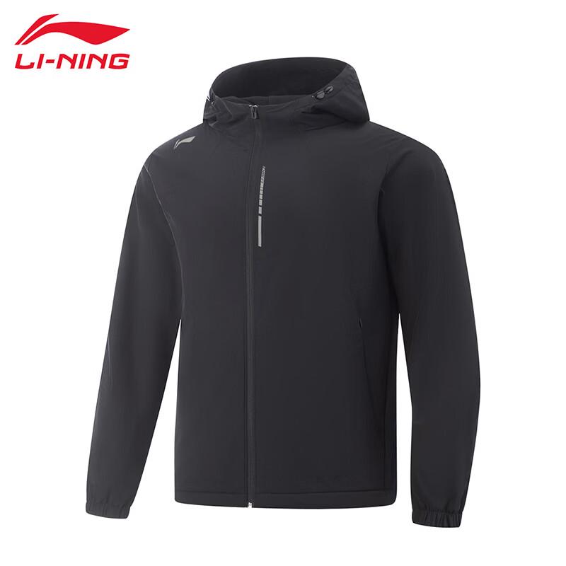 

Мужская спортивная ветровка с капюшоном на флисовой подкладке Li-Ning VE83-5 XL