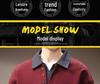Men's Retro Heavyweight Denim Polo Hoodie with Color Block Patchwork and Plus Velvet for Autumn
