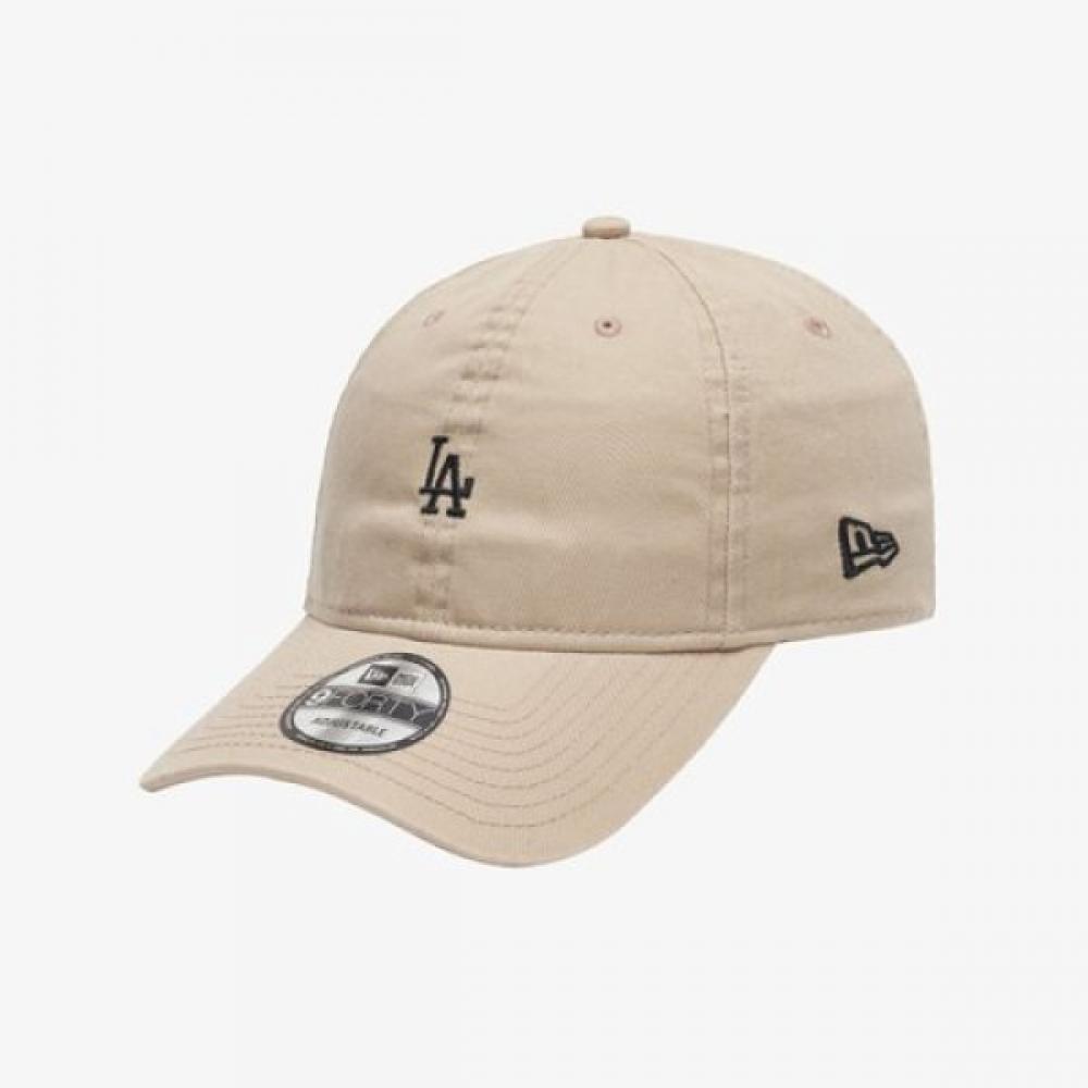 

New Era Mlb La Dodgers Washed Mini Logo Unstructured Ballcap New Beige 14205764 white/OSFM