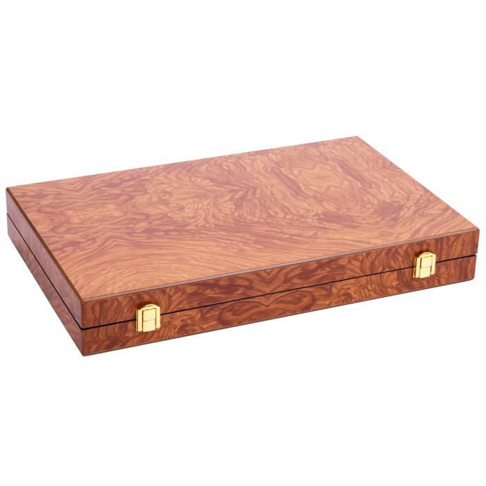 Jeu de société - engelhart - engelhart- 250540 - backgammon de luxe - bois de rose - 2 joueurs