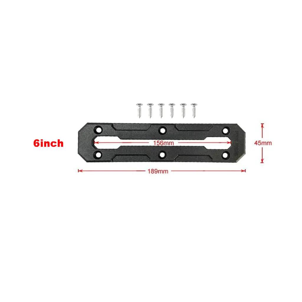 Kayak Track Base Low Profile Kayak Gear Rail Mount Track with Smooth Surfaces for Canoe Kayak Power Boat Tractor