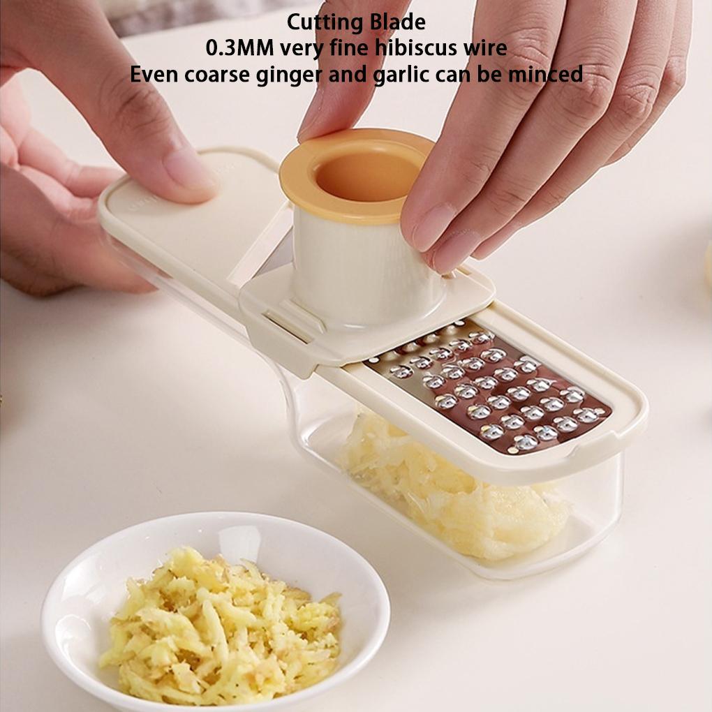 Multiple Functions In One Mini Garlic Slicer Slice Shred And Grind Effortlessly Mini Garlic Slicer Multi-Functional