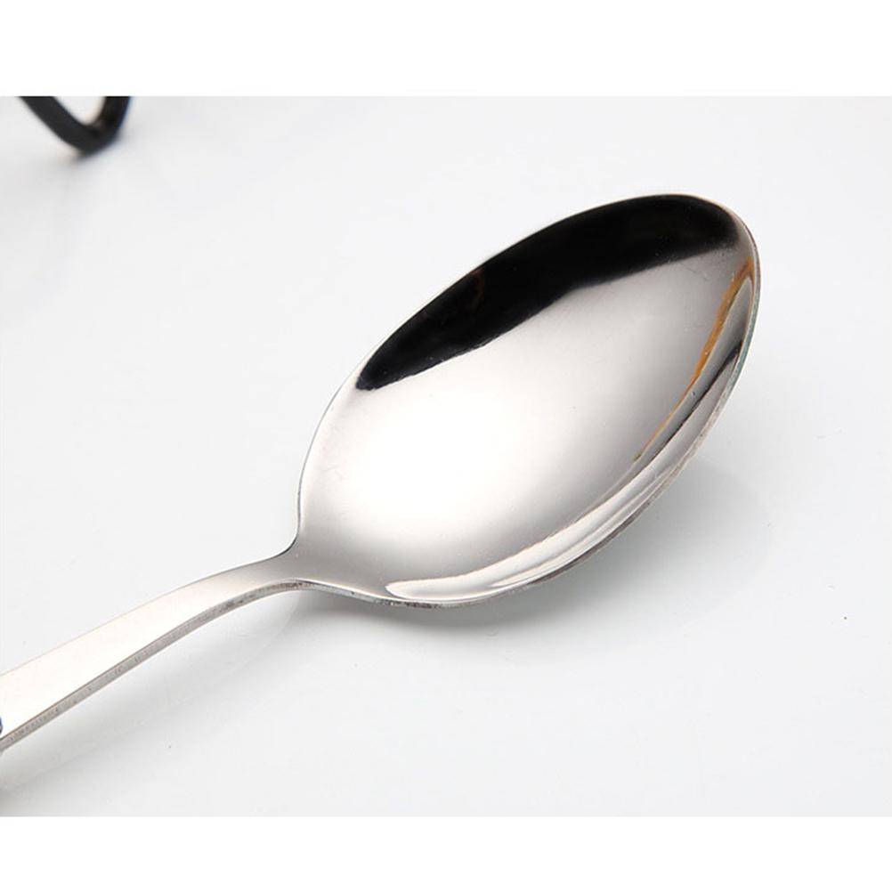 3PCS Stainless Steel Tableware Cutlery Set with Beech Handle Include Fork Spoon Chopsticks Case