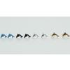 18 Pairs Novelty Women Lady Ear Studs Plastic box Earrings Gold/Silver Plated
