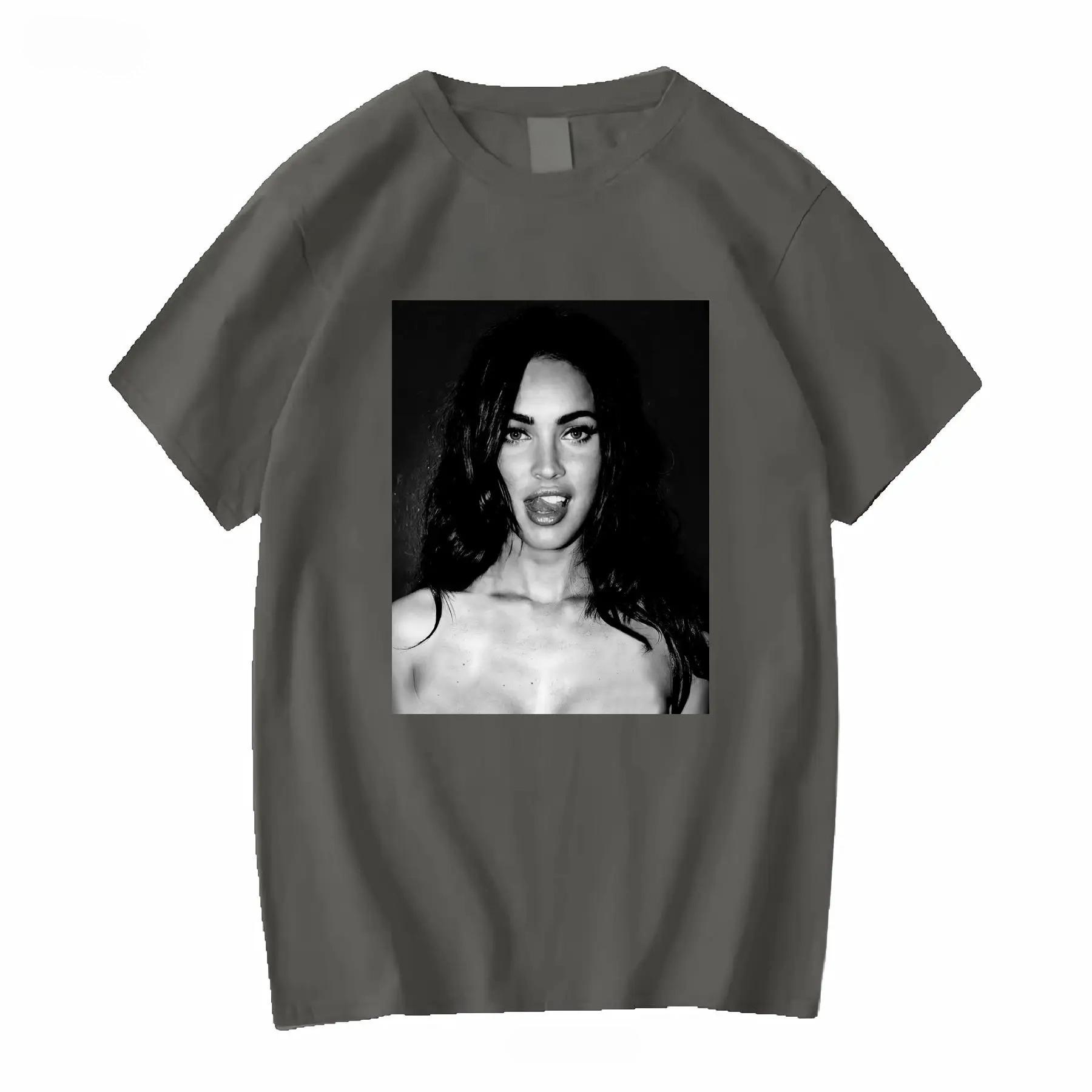 

2026 Megan Fox T Shirt Vintage 90s Jennifer S Body Sizes Long or Short Sleeves Vintage Washed Casual Soft Top for Everyday Wear 4XL