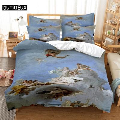 Cartoon Bettwäscheset Bettbezugset 3D Bettwäsche Digitaldruck Bettwäsche Queen Size Bettwäscheset Modisches Design