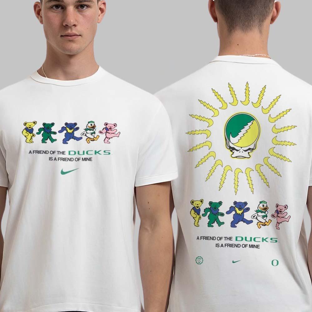 

Grateful Dead X Oregon Ducks, Friend Of The Ducks Two Sided T-Shirt 4XL