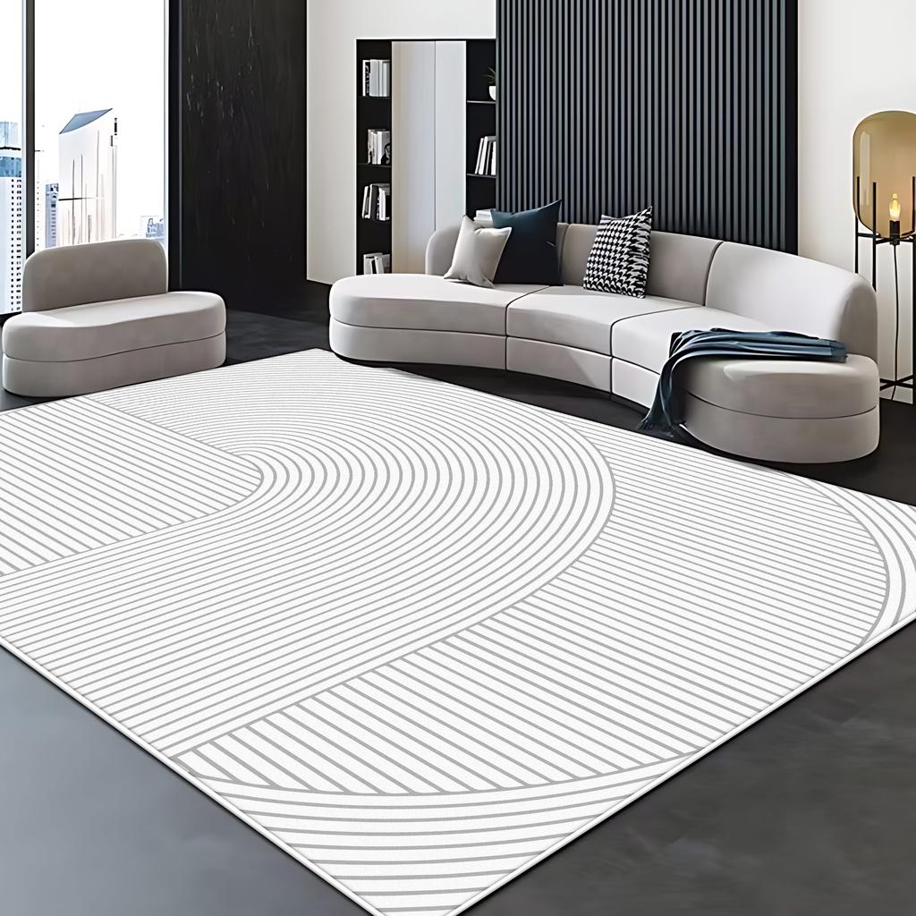 Simple Style Big Size Carpet for Living Room Non-slip Soft Bedroom Decor Aesthetic Rug Lint-free Coffee Tables Mat Easy Clean