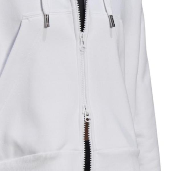 Adidas Loose Fit Hooded Jacket Women Jacket White GL4146