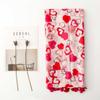 New Luxury Pink Loving Heart Print Women Long Scarf Bohemian Autumn and Winter Cotton Linen Shawl Lady Tassel Muslim Hijab Wrap
