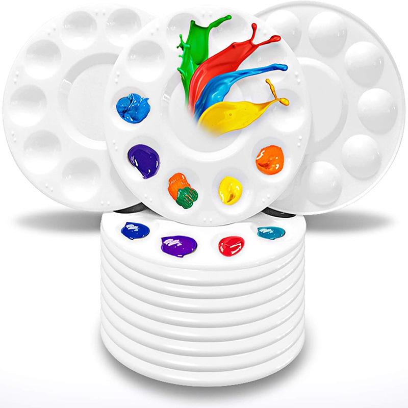 Children's Plastic Color Mixing Palette for Gouache Paints