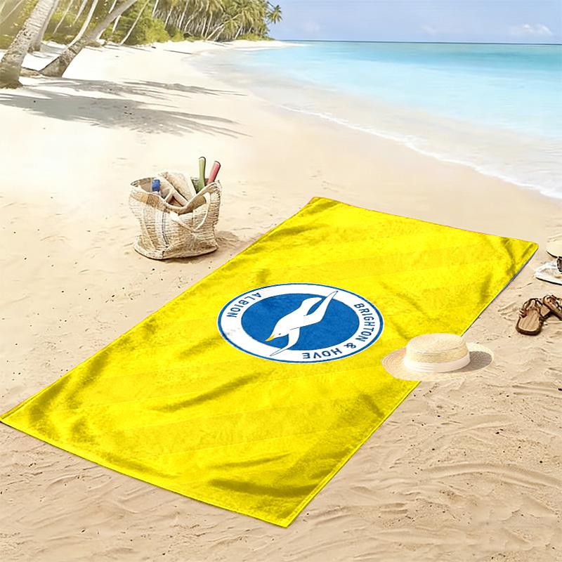 Asciugamano da Spiaggia Brighton & Hove Albion, Asciugamano Grande Morbido Asciugatura Rapida per Spiaggia Campeggio Nuoto