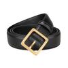 New Genuine Leather Belt for Women with Versatile Pin Buckle Simple Personality with Jeans Texture Belt Casual Niche Belt