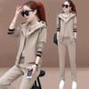 Korean Version Spring and Autumn Fashion Women's Suit Long Sleeve Top Casual Sportswear Elegant Women's Three Suits