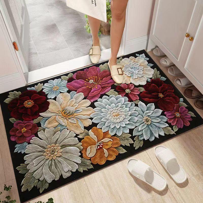 Entrance Floor Mat, Bathroom Absorbent Non-slip Mat, Bathroom Foot Mat, Door Mat, Entrance Door, Bedroom Carpet Mat, Household