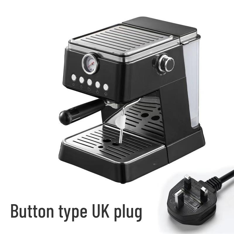 New Semi-Automatic Espresso Machine with Milk Frother & Pressure Gauge