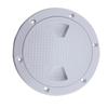 Round Deck Hatch Cover for Yacht Inspection - Marine Hardware