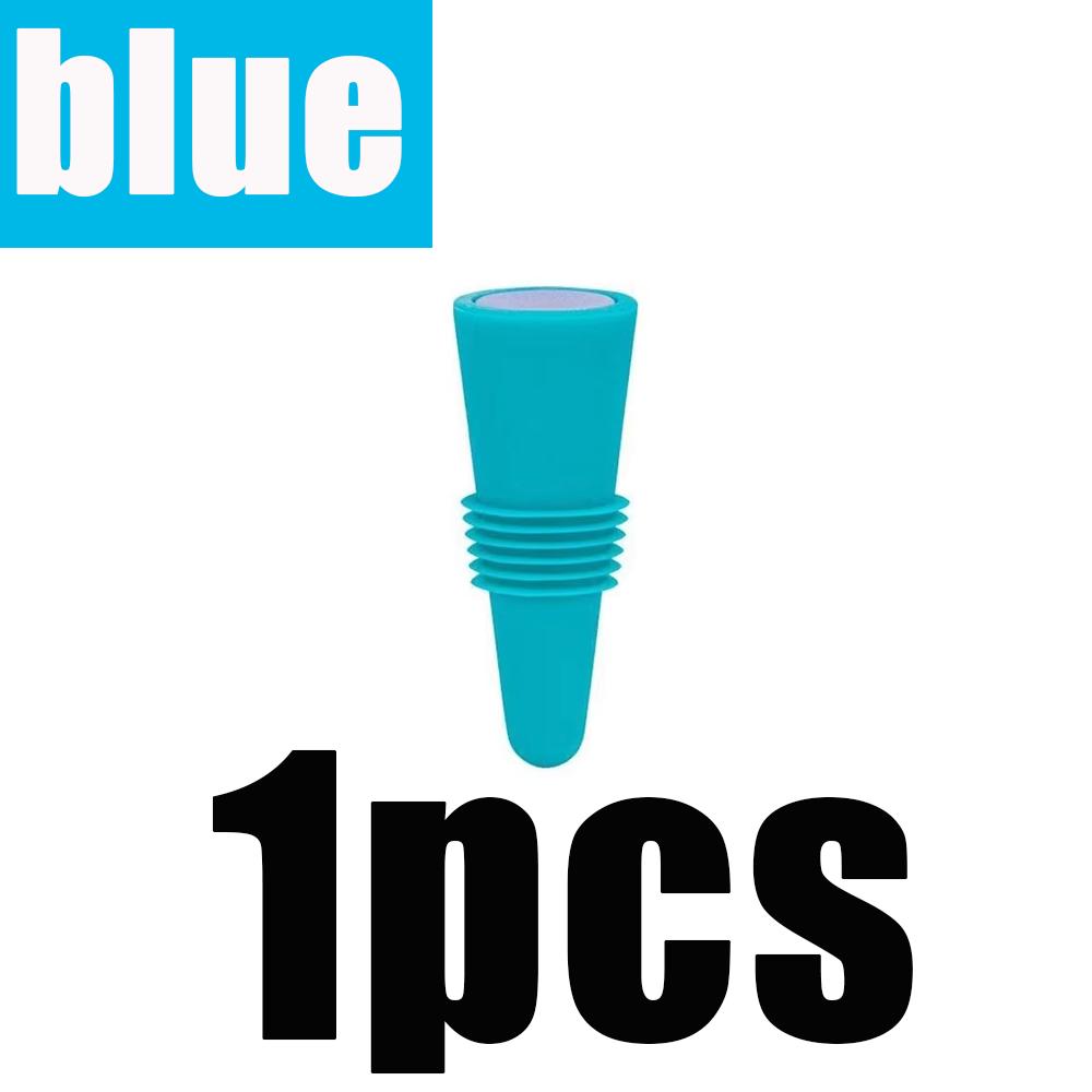 1/2 st Silikon Vinflaska Propp Återanvändbar Läckagesäker Dryck Whisky Öl Champagne Kapsyl Stängare Vinproppar Lock Barer Verktyg