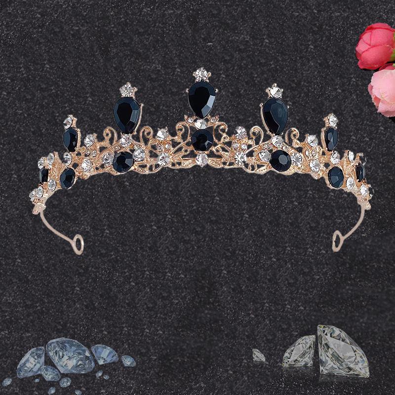 Baroque rétro bandeau couronne de mariée couronne de cheveux style ancien dames bandeau haut de gamme couronne accessoires pour cheveux