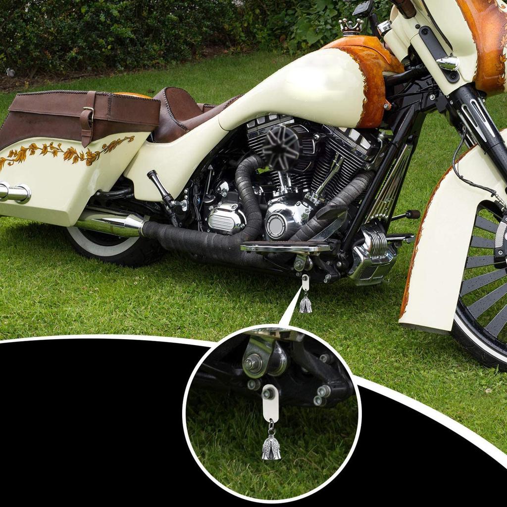 Riding Bell AngelGuardian Biker Riding Bell Portable Motorcycle Accessories For Biker Riders Motorcycle Bicycle Valentine Gift