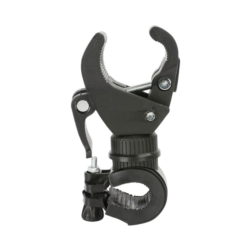 Lichthalterung – 360° drehbarer Lampenhalter, U-förmige Taschenlampenklemme, Fahrradzubehör
