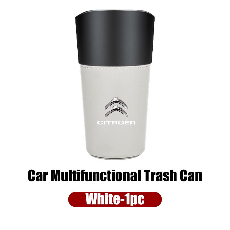 Auto Multifunktion Leder Wasserbecherhalter Aufbewahrungsbox Eimer Für Citroen C4 C3 C5 C1 C2 Berlingo Celysee Cactus Picasso Aircross