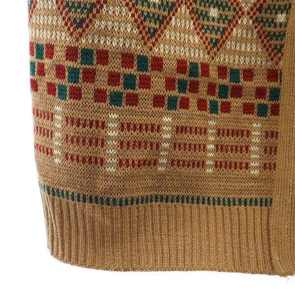 Overall Handle Long Sleeve Knit Cardigan S Brown Men's Used