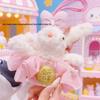 Golden Long-Eared Rabbit Keychain & Phone Charm - New Year Souvenir