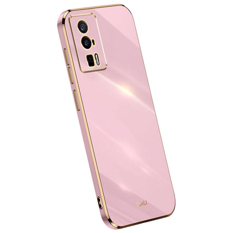 

XINLI Soft Phone Case for Xiaomi Poco F5 Pro 5G/Redmi K60 Pro 5G/K60 5G Electroplating TPU Back Shell Full Camera Lens Protection Cover Purple