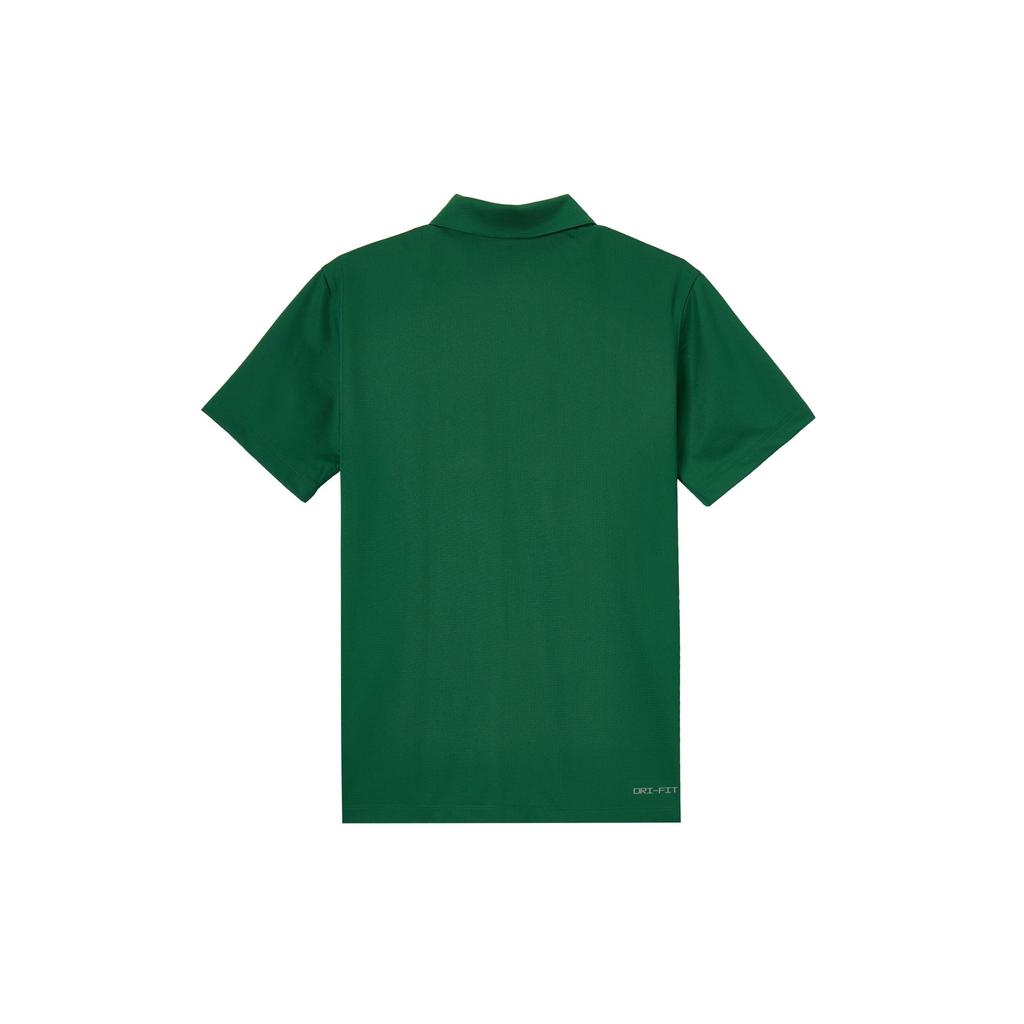 Nike Polo de Manga Corta Suave de Moda Dri-Fit para Hombre tops Verde Cañón IB8831-341