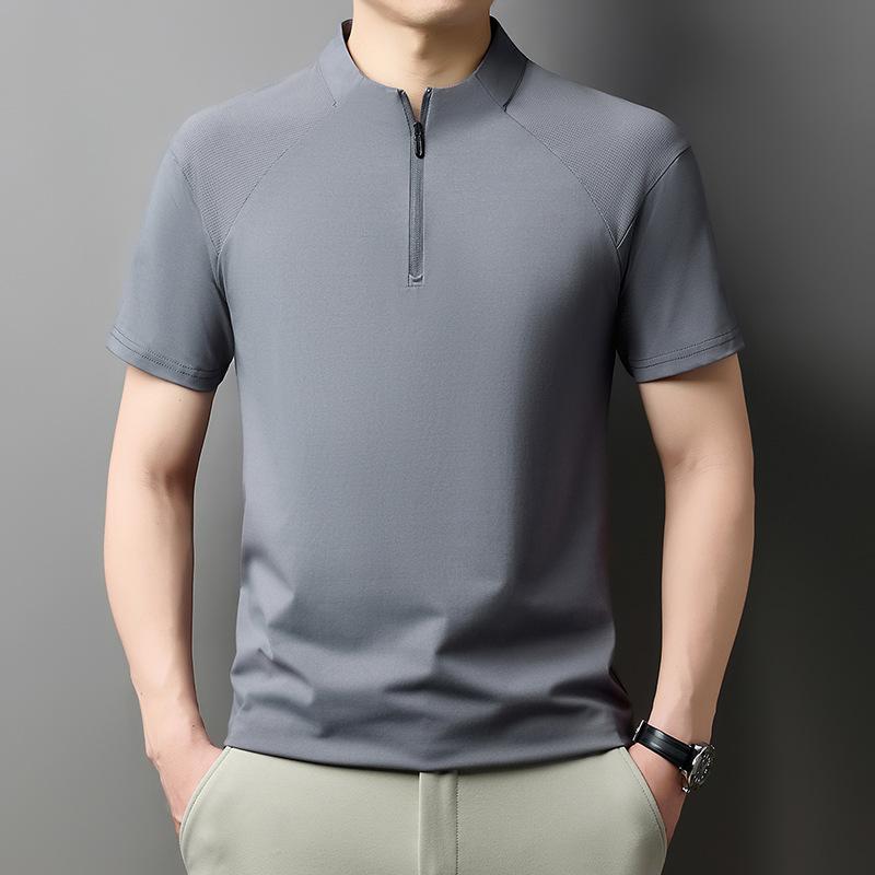 Summer Men s Short Sleevet Business Casual Fashion Breathable Versatile M