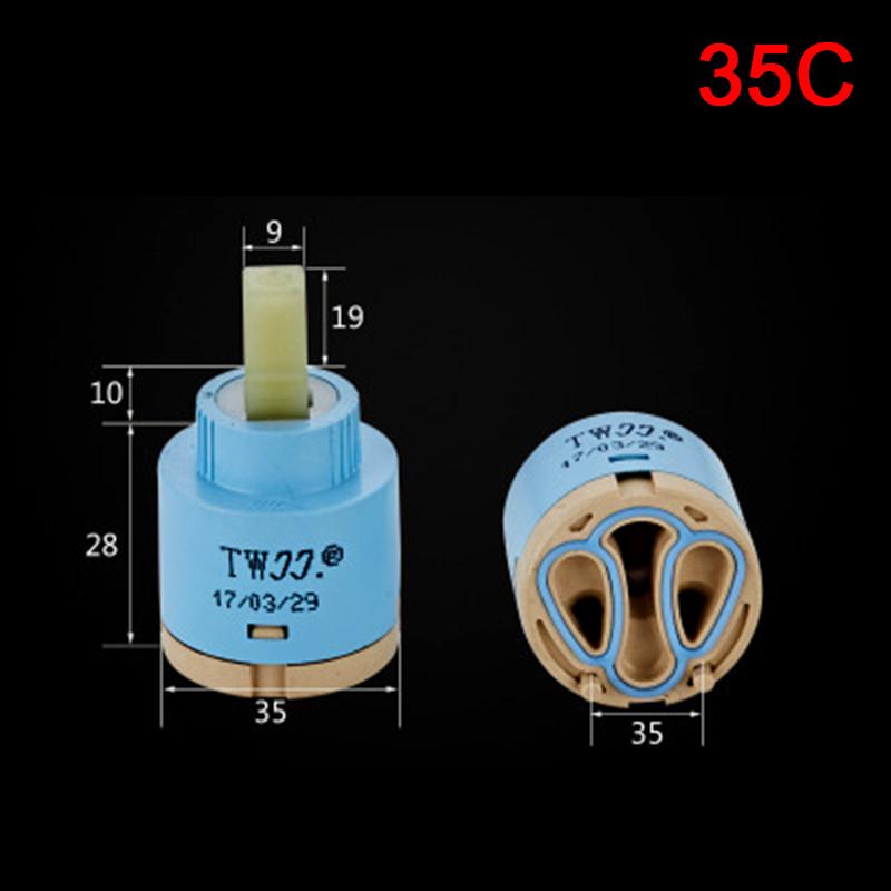 Brass Abs Shower Faucet Column Ceramic Disc Cartridge Mixing Valve Mixer Shower