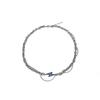 Stainless Steel Double Layer Geometric Necklace For Men And Women With Polished Finish
