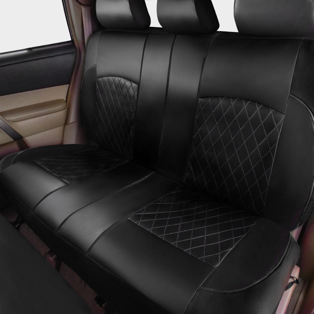 Diamond Quilted Car Seat Cover - PU Leather & PVC for Export To Europe & America